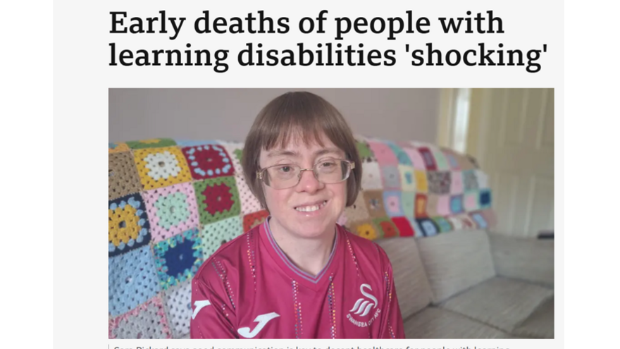 Sara Pickard's picture for the BBC, where she gave an interview