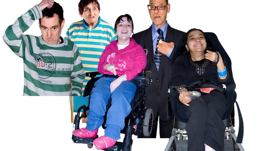 A group of people who need support.